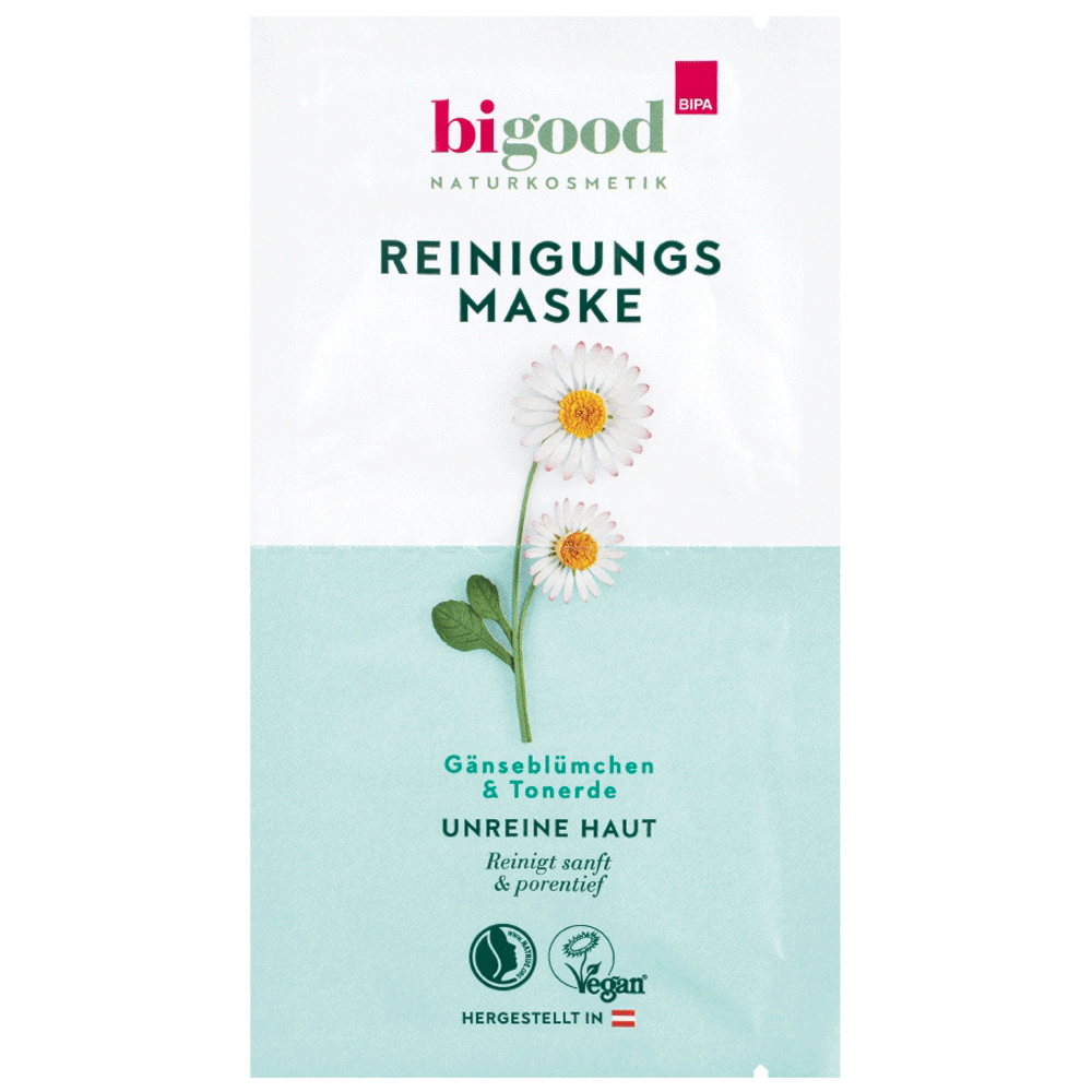 Bild: bi good Reinigungsmaske Gänseblümchen & Tonerde