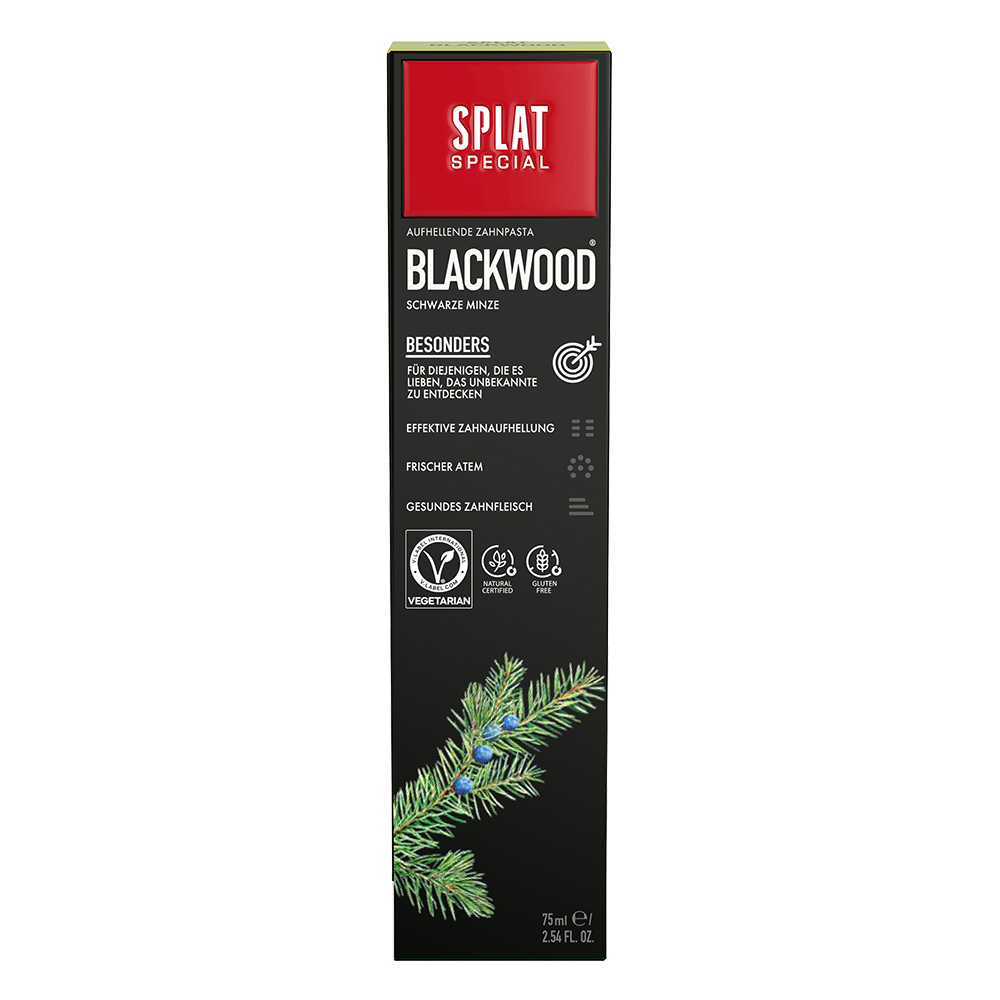 Bild: Splat Zahnpasta Blackwood