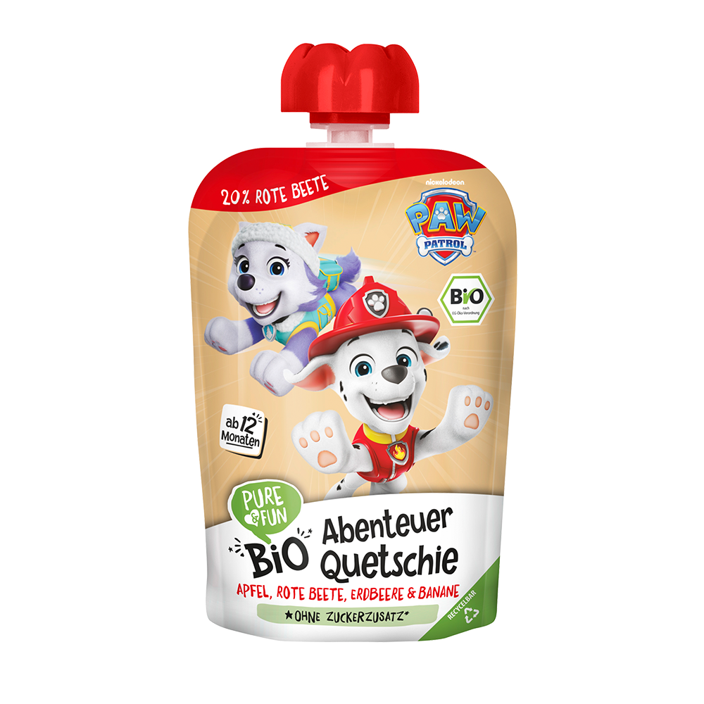 Bild: Pure & Fun Bio Quetschie Paw Patrol Abenteuer