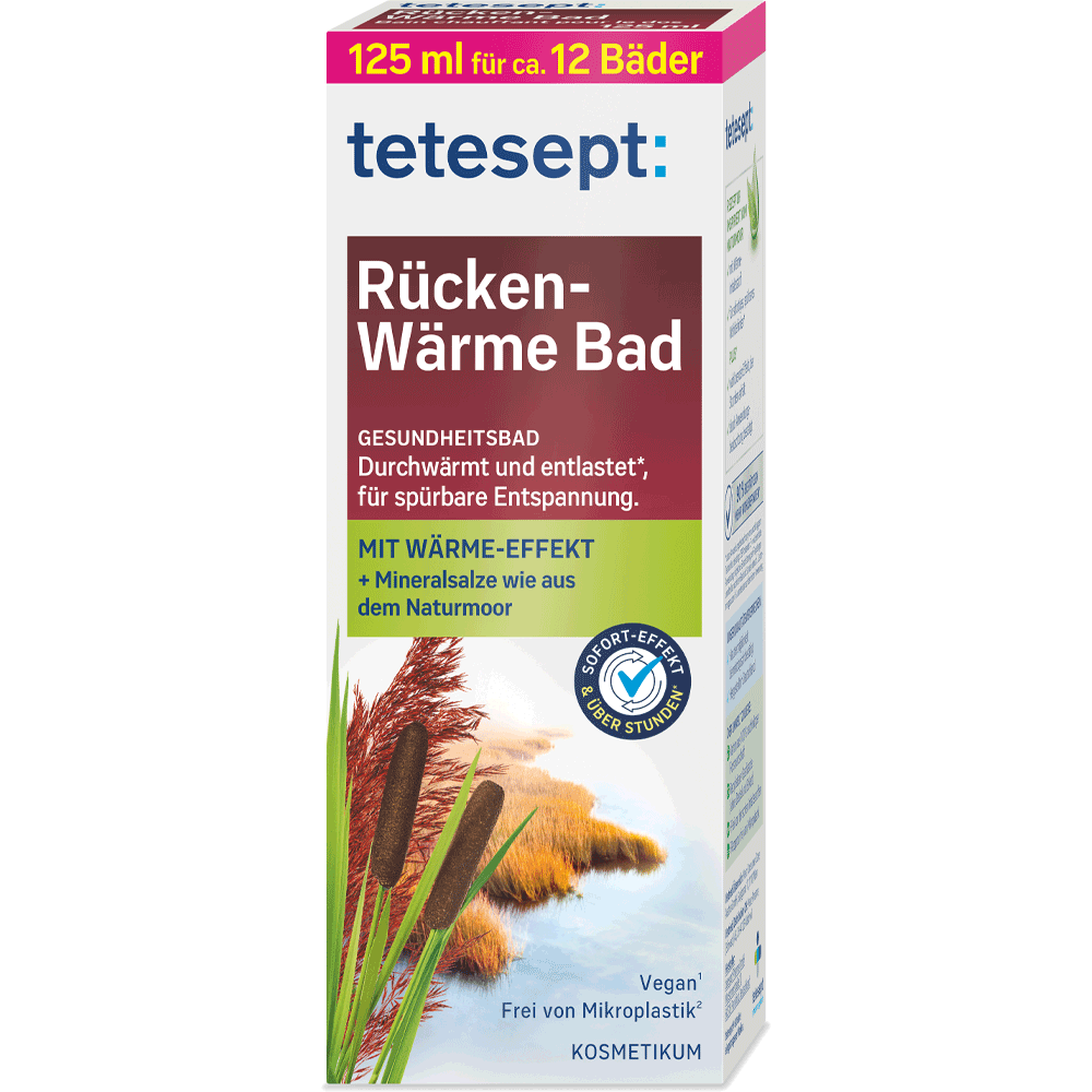 Bild: tetesept: Gesundheitsbad Rücken-Wärme Bad