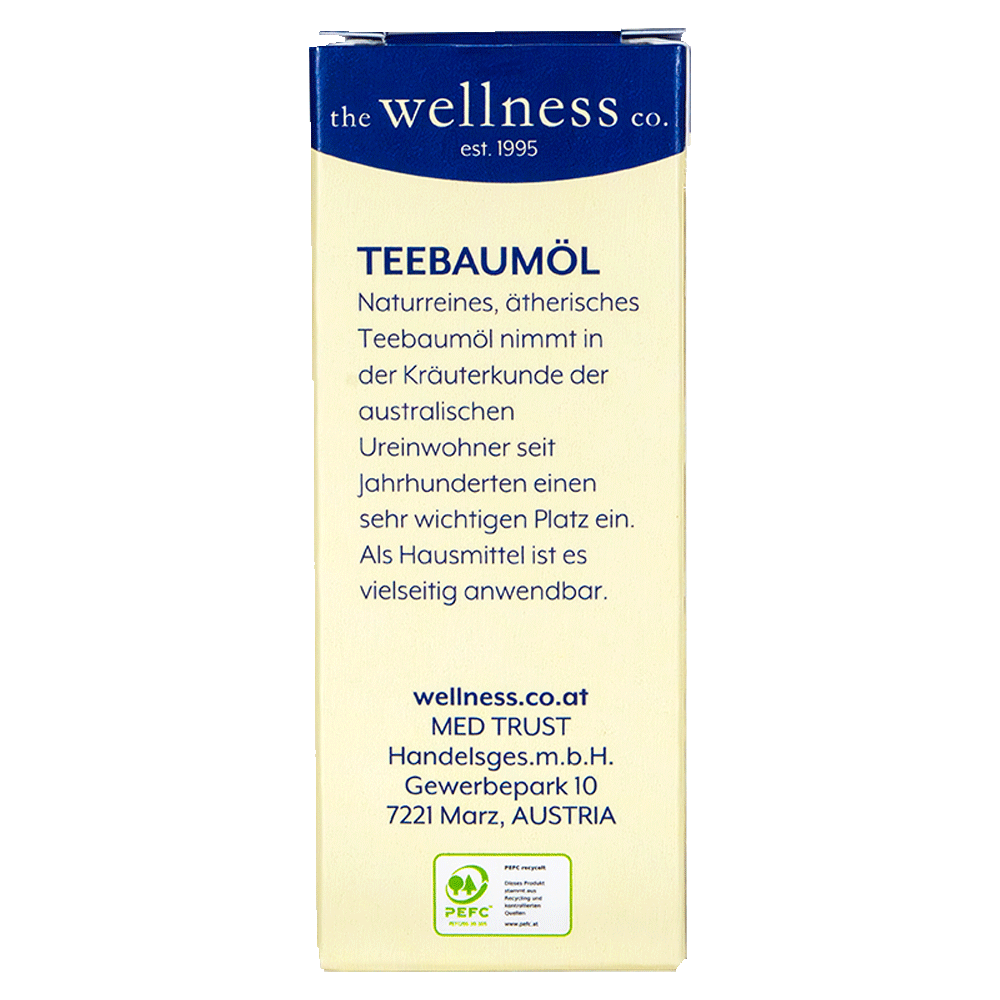 Bild: the wellness co. Teebaumöl Kosmetikum