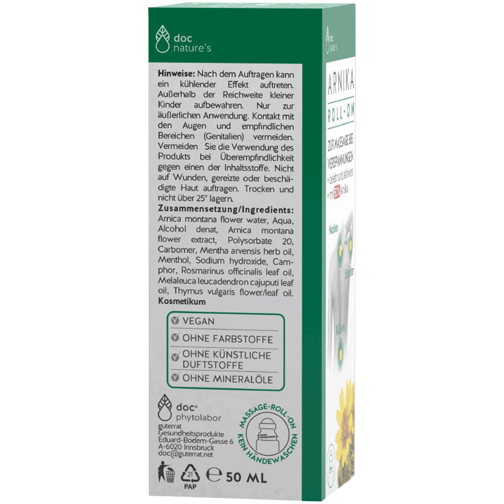 Bild: doc nature's Arnika Roll-On