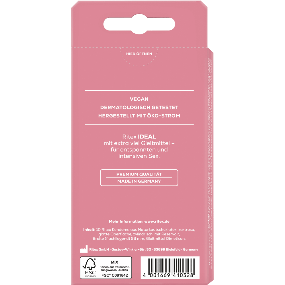 Bild: Ritex Kondome Ideal extra feucht