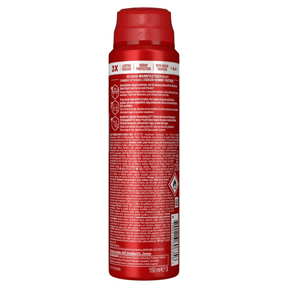 Bild: Old Spice Original Deodorant Bodyspray für Männer