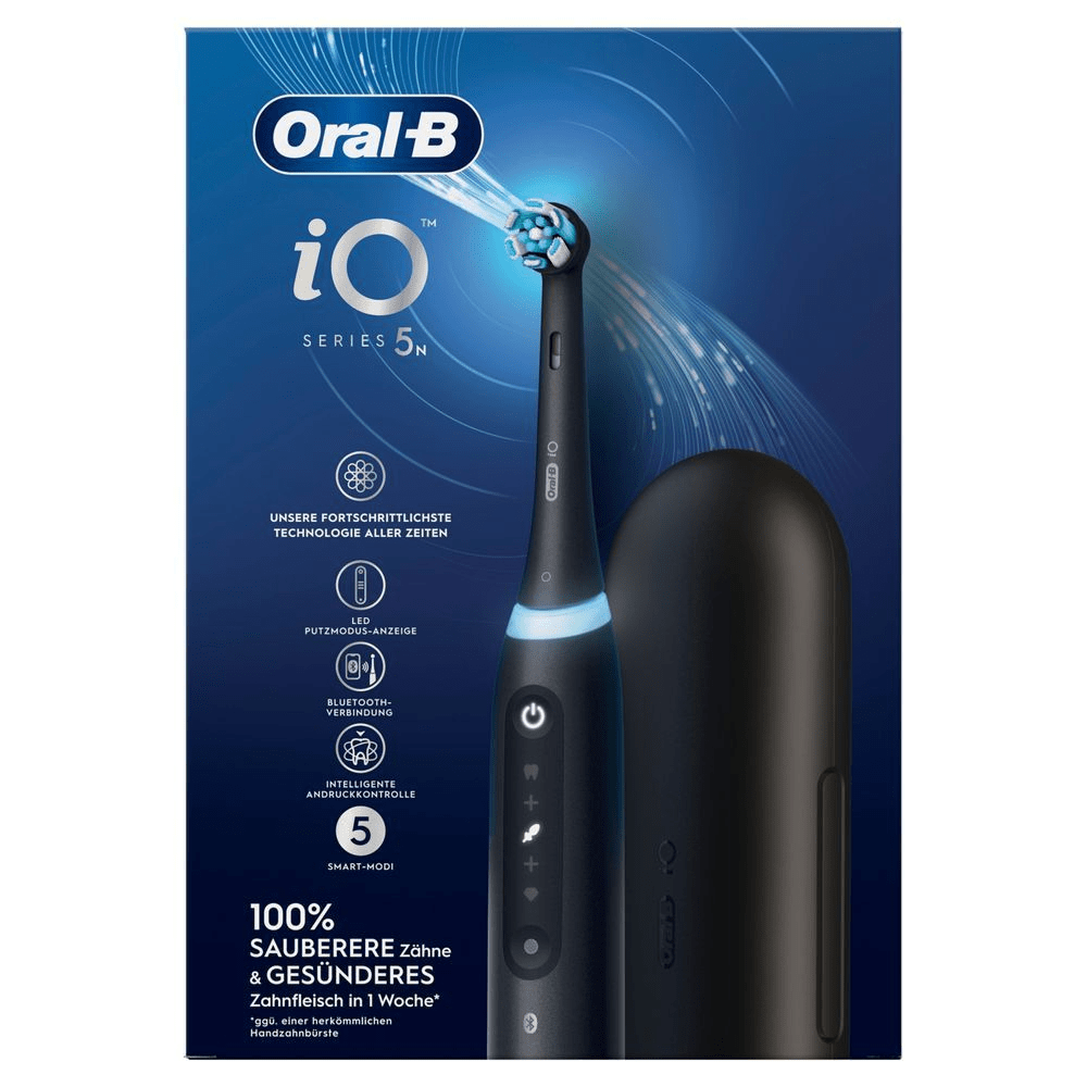 Bild: Oral-B iO Series 5 Elektrische Zahnbürste, Matt Black