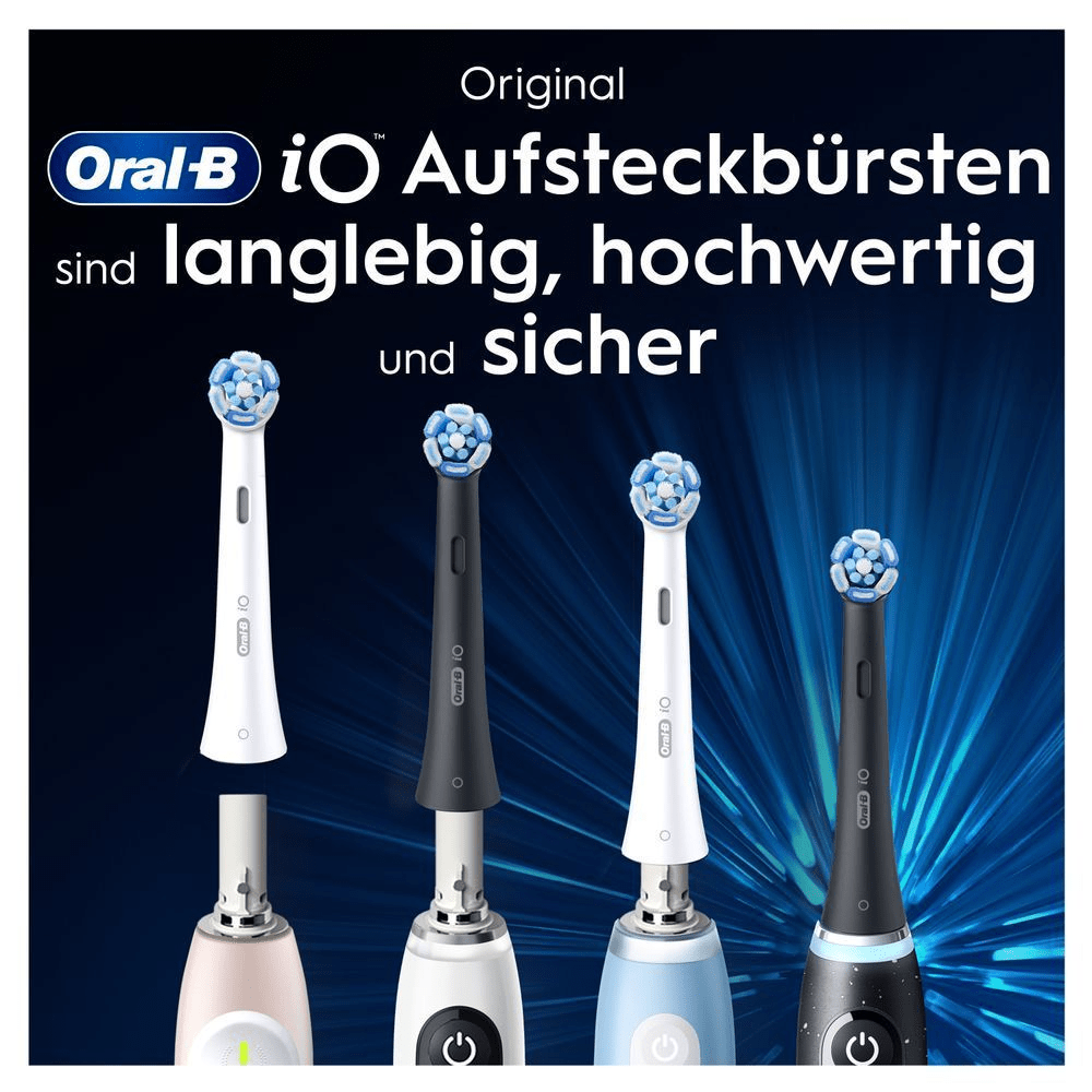 Bild: Oral-B iO Ultimative Reinigung Aufsteckbürsten, Schwarz