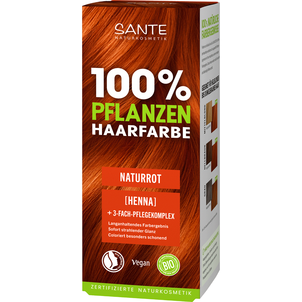 Bild: SANTE Pflanzenhaarfarbe Naturrot