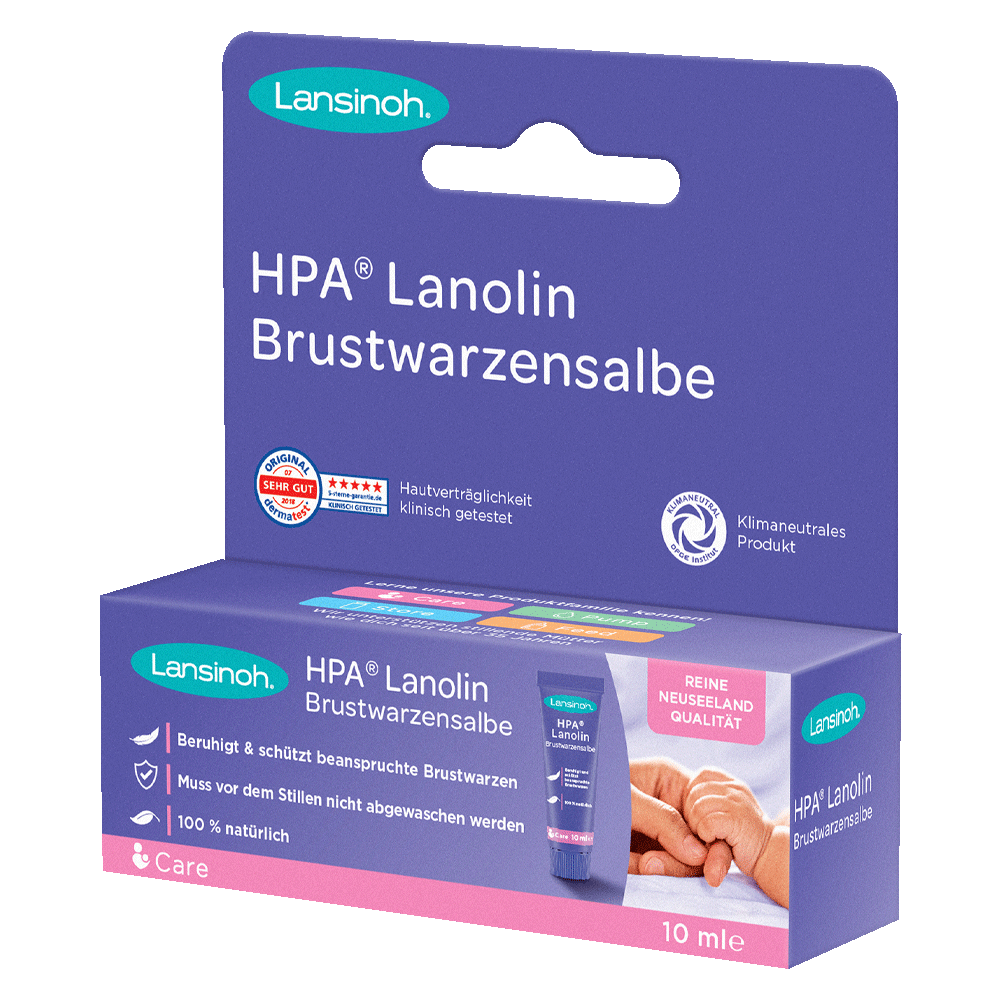 Bild: Lansinoh HPA Lanolin Brustwarzensalbe
