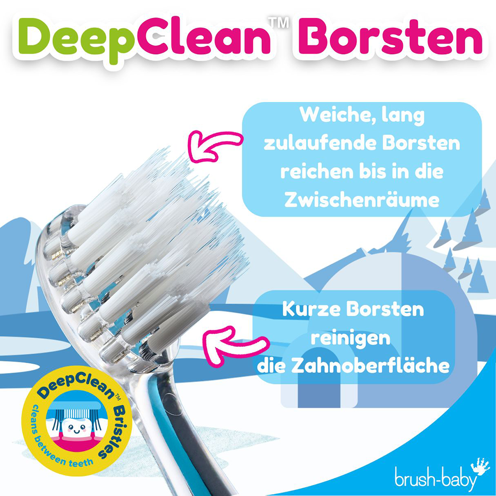 Bild: brush-baby Wild Ones Wiederaufladbare Elektrische Zahnbürste Percy Pinguin 