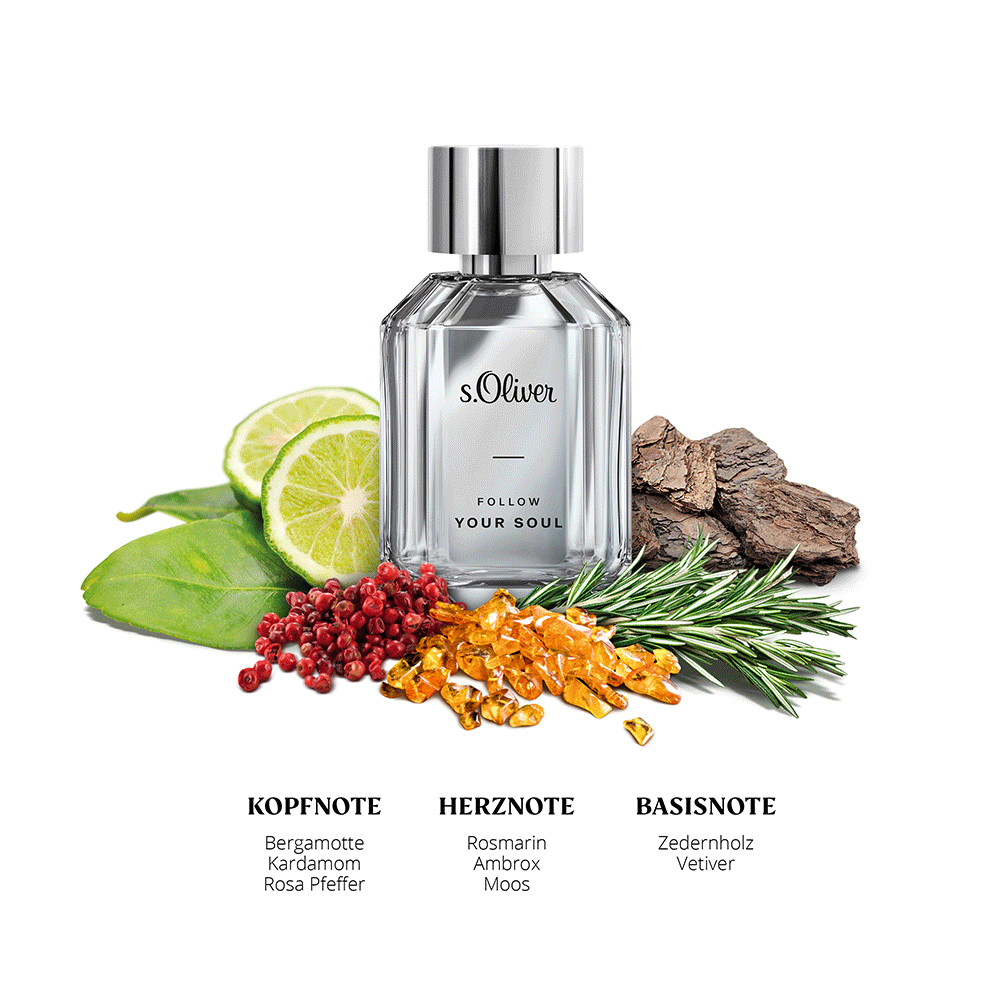 Bild: s.Oliver Follow Your Soul Men Geschenkset Eau de Toilette 30 ml + Duschgel 75 ml