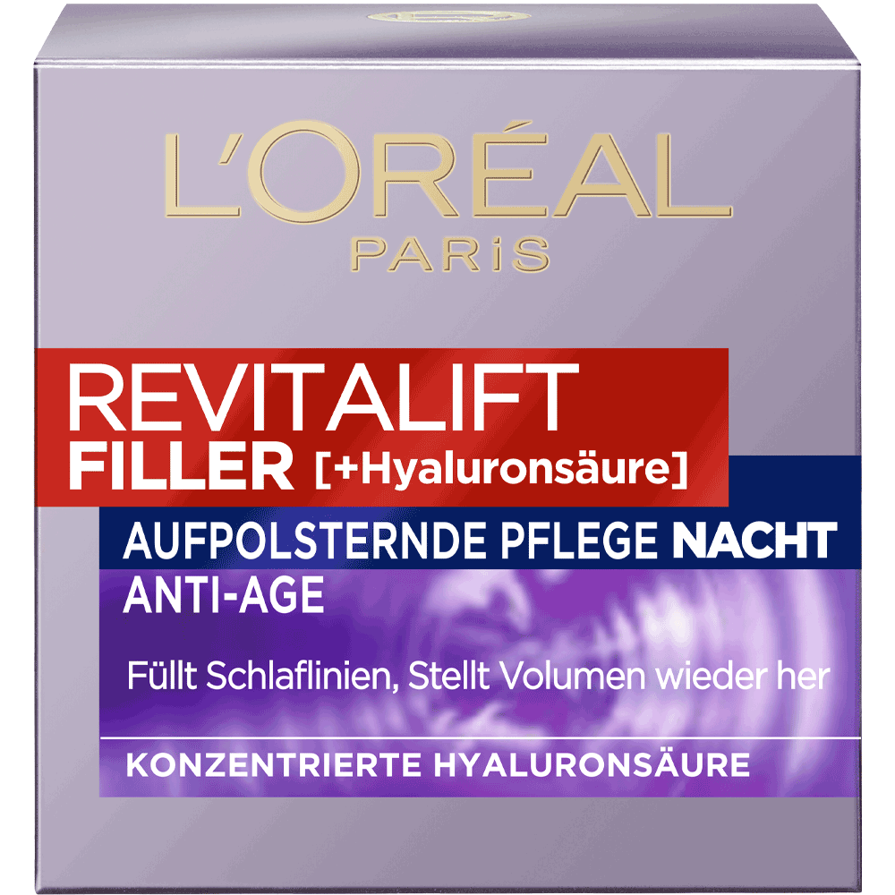 Bild: L'ORÉAL PARIS Revitalift Filler Anti-Age Nachtpflege