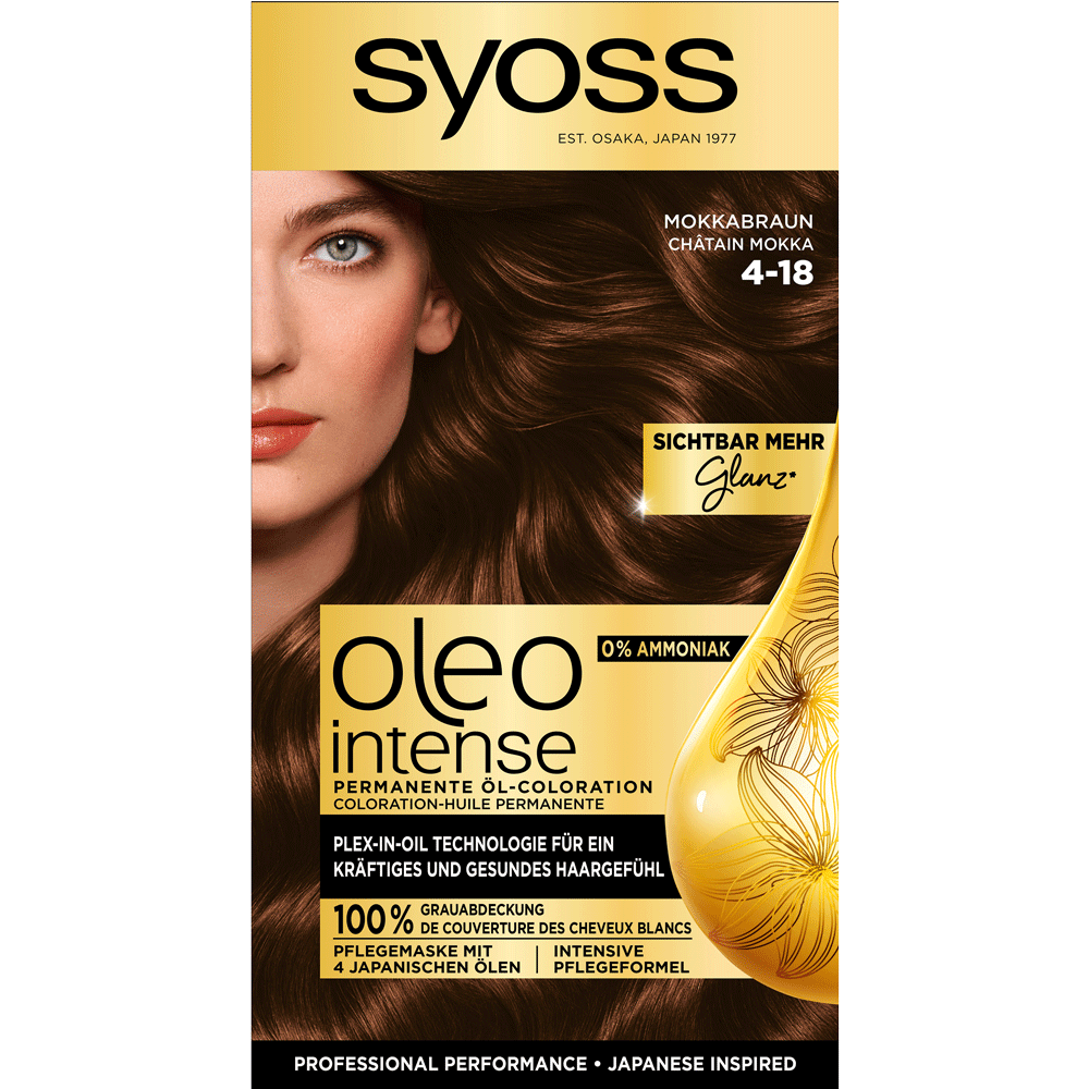 Bild: syoss oleo intense Permanente Öl Coloration Mokkabraun