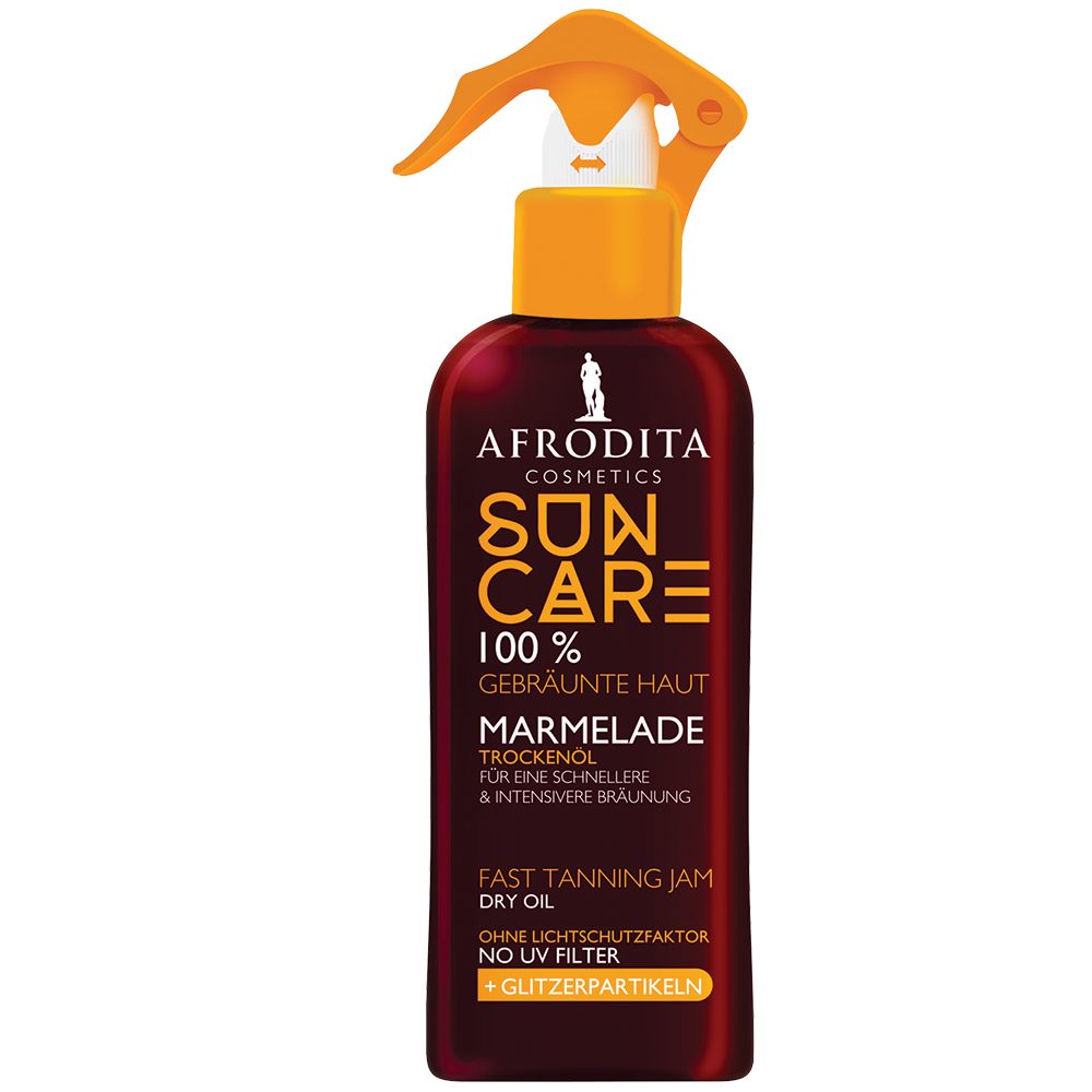 Bild: AFRODITA Cosmetics Suncare Marmelade Trockenöl Spray