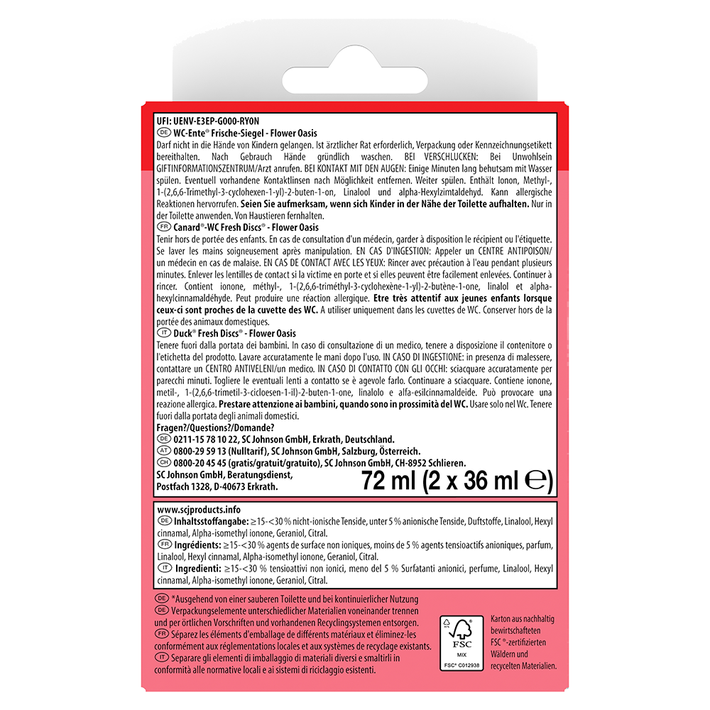 Bild: WC-Ente Frische Siegel Flower Oasis Nachfüller