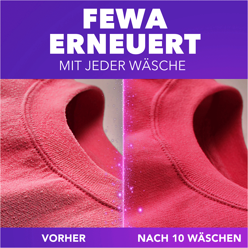 Bild: Fewa Renew Color Flüssigwaschmittel Blütenrausch