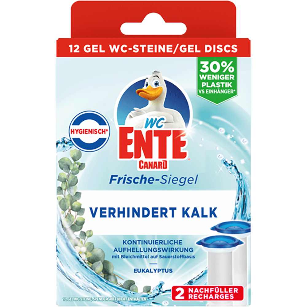 Bild: WC-Ente Frische Siegel Nachfüllung Verhindert Kalk Eukalyptus