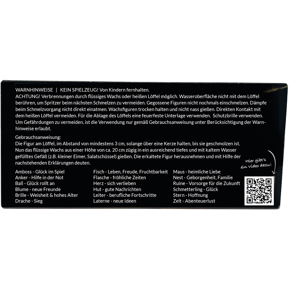 Bild: Blaschek Wachs Neujahrsguss mit Löffel