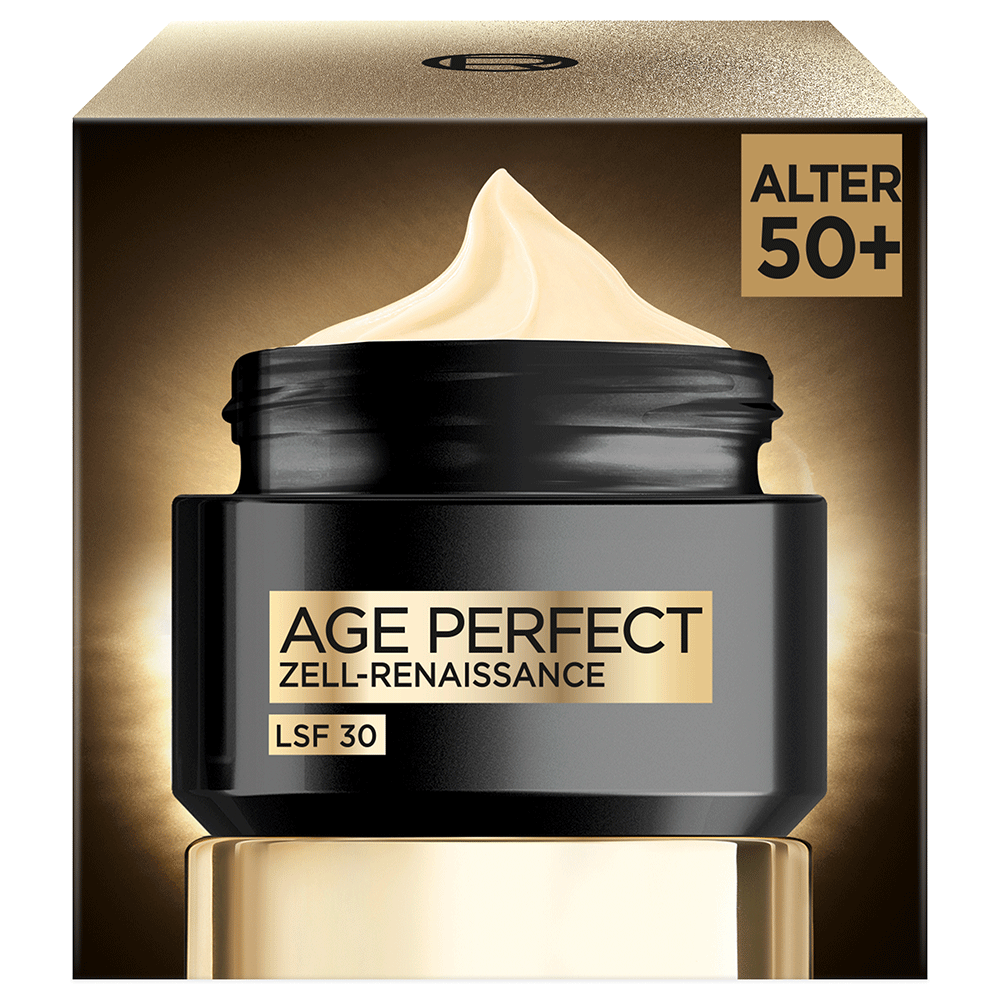 Bild: L'ORÉAL PARIS Age Perfect Zell-Renaissance Revitalisierende Pflege LSF 30