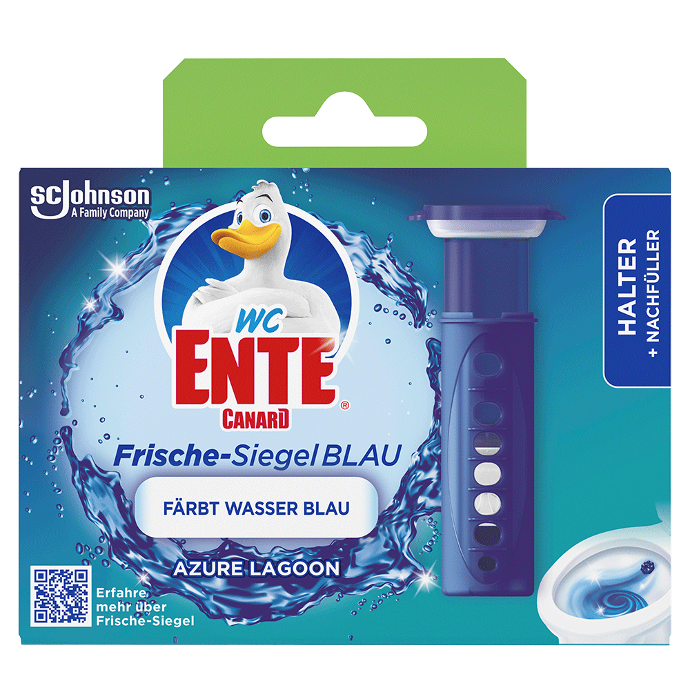 Bild: WC-Ente Frische Siegel Blau Azure Lagoon