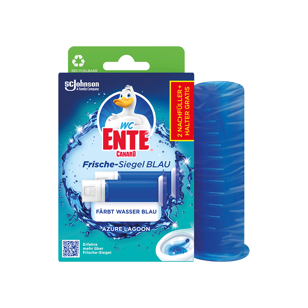 Bild: WC-Ente Frische Siegel Blau Azure Lagoon