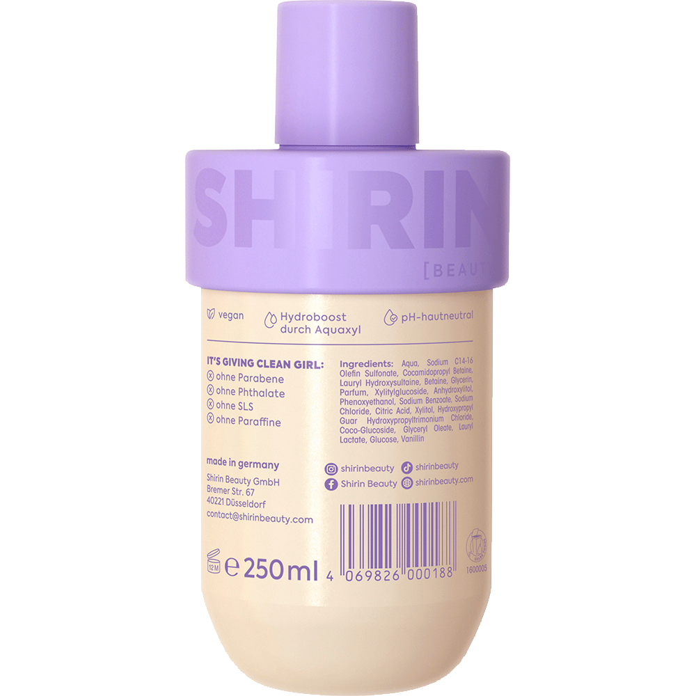 Bild: Shirin Beauty Duschgel Creamy Blueberry Caramel Bliss