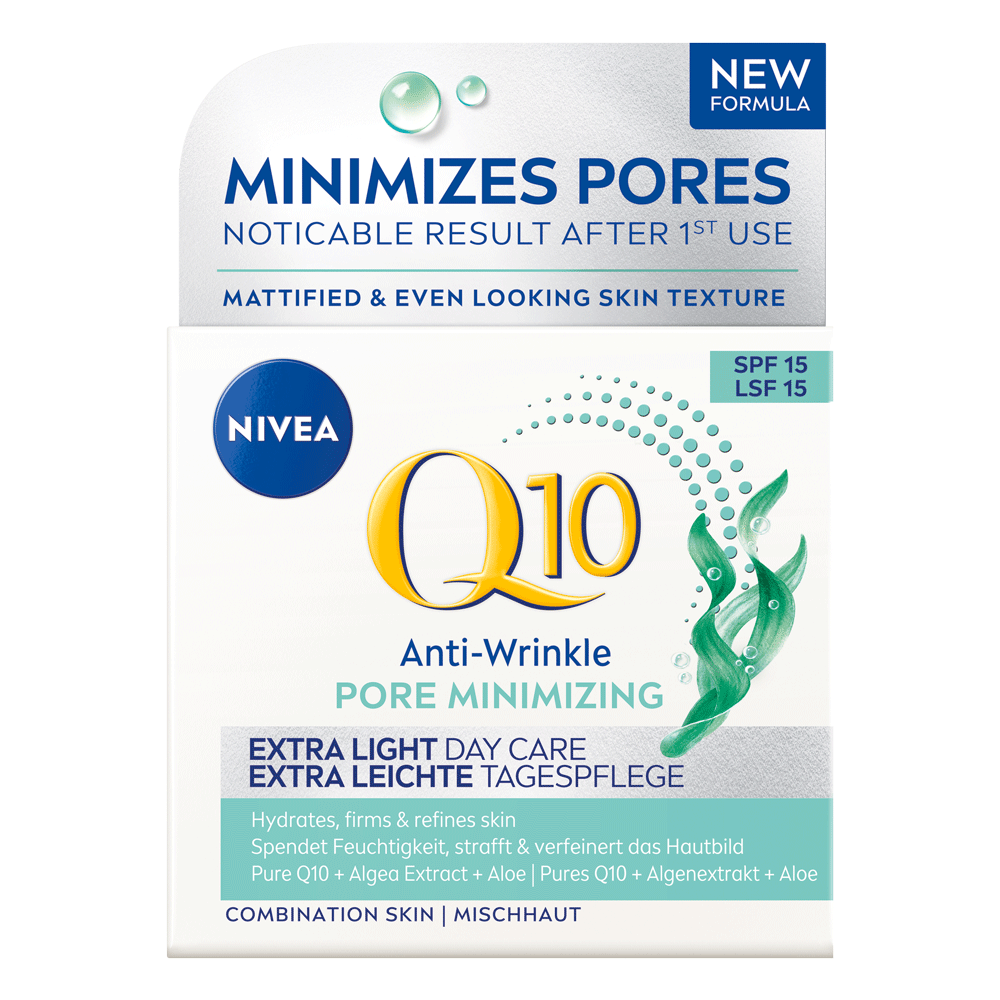 Bild: NIVEA Q10 Power Anti-Falten + Porenverfeinerung Tagespflege LSF 15