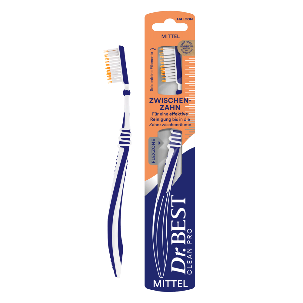 Bild: Dr. BEST Zwischenzahn Zahnbürste Mittel