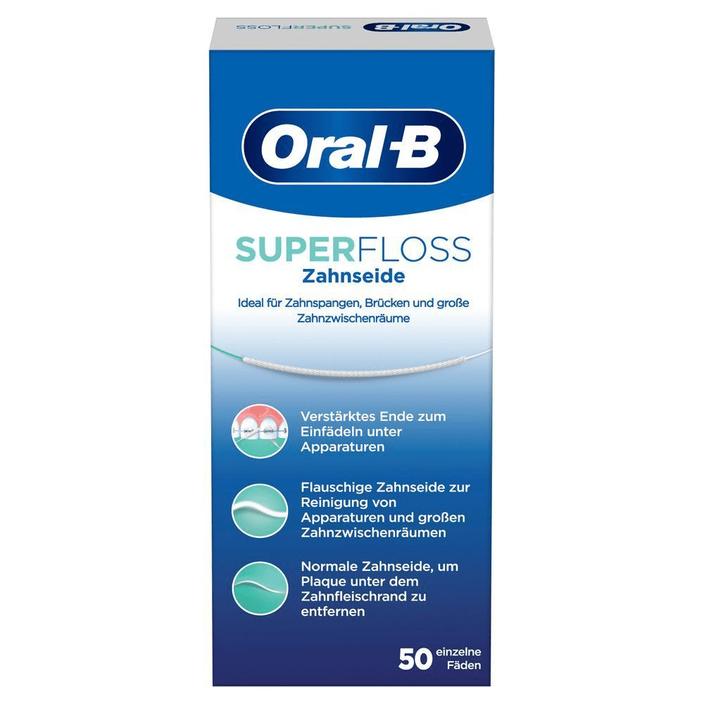 Bild: Oral-B Super-Floss Zahnseide