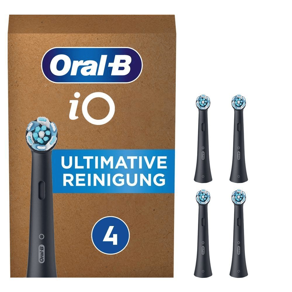 Bild: Oral-B iO Black Ultimative Reinigung Aufsteckbürsten, Schwarz
