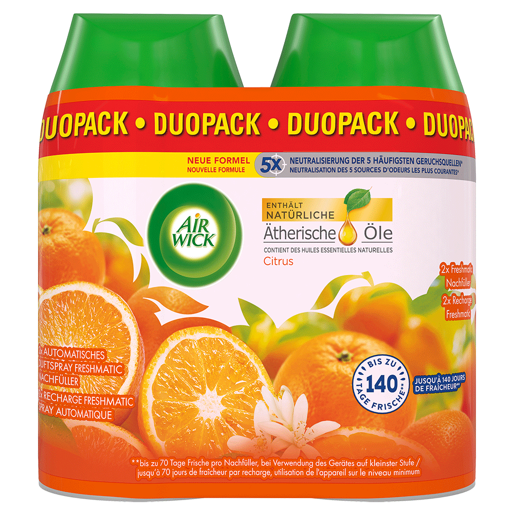 Bild: AIRWICK Automatisches Duftspray Freshmatic Nachfüllung Citrus