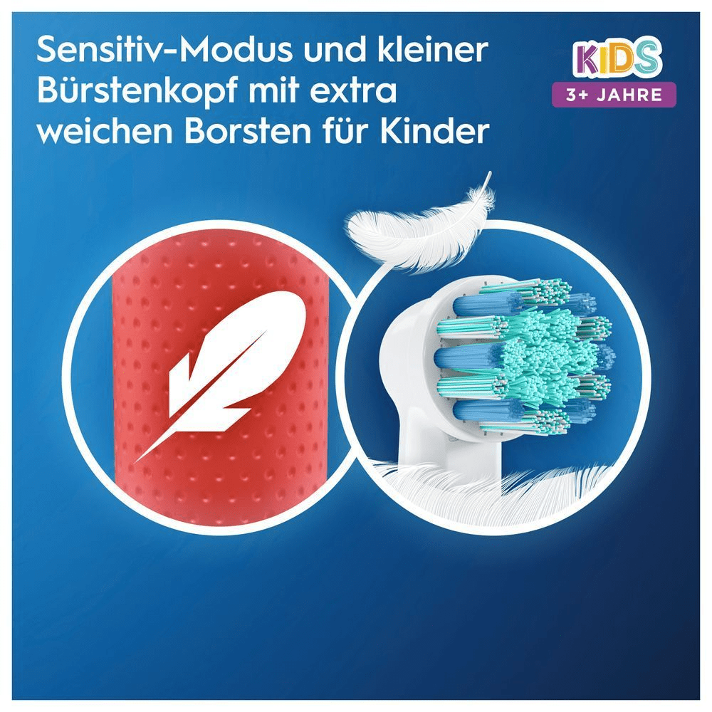 Bild: Oral-B Kids Elektrische Zahnbürste Spiderman, Rot