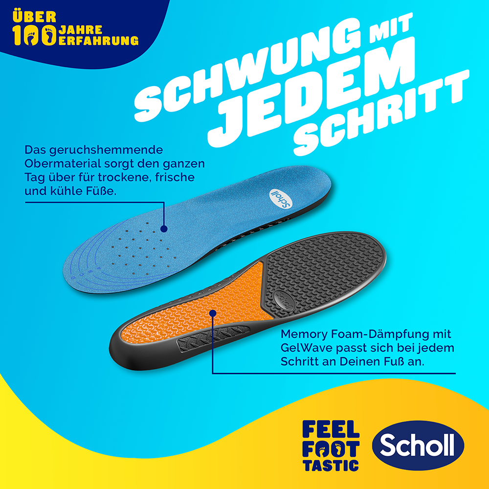 Bild: Scholl GelAktiv Schuhsohle Work