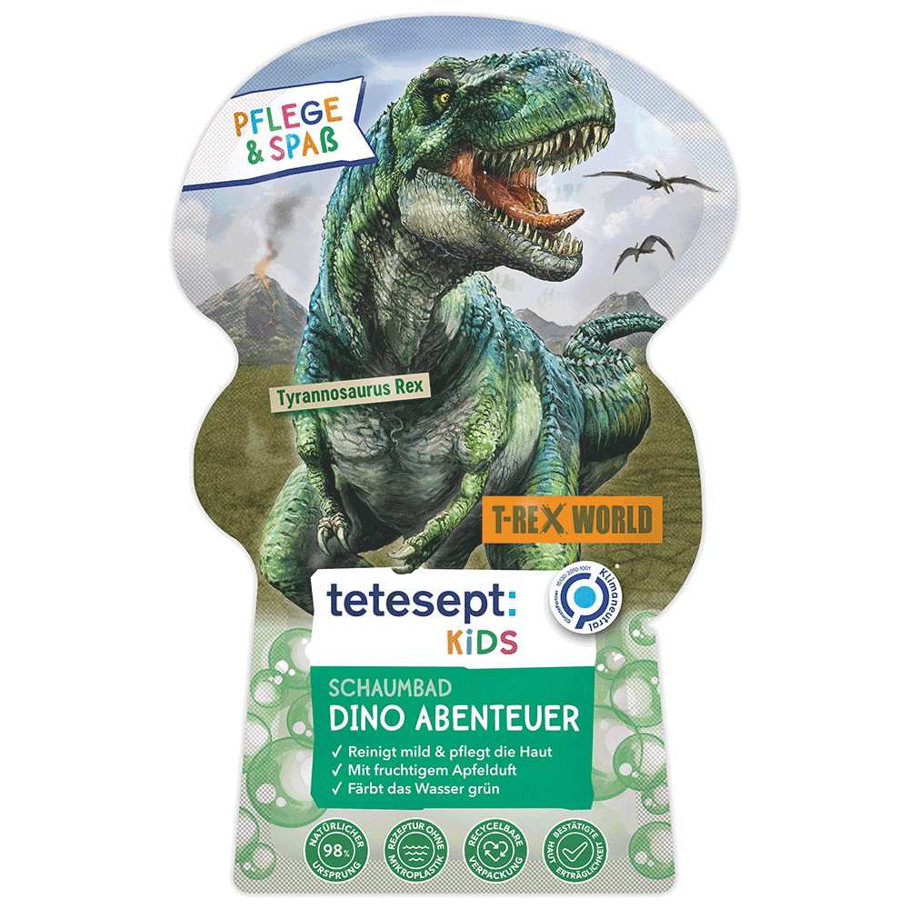Bild: tetesept: Kids Schaumbad Dino Abenteuer