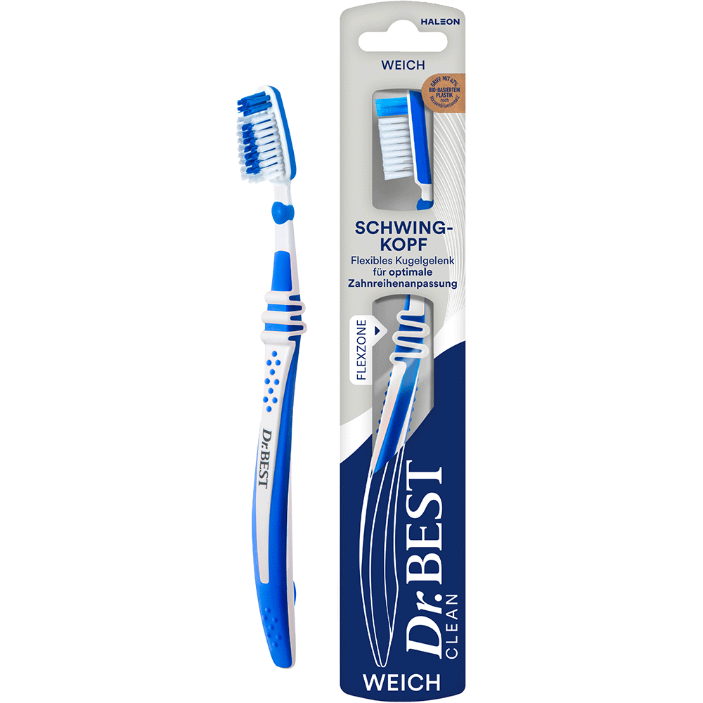 Bild: Dr. BEST Schwingkopf Zahnbürste Weich 