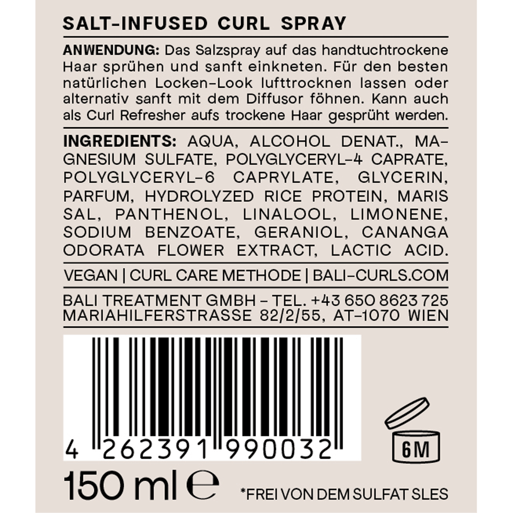 Bild: Bali Curls by Hank Ge Erfrischendes Lockenspray