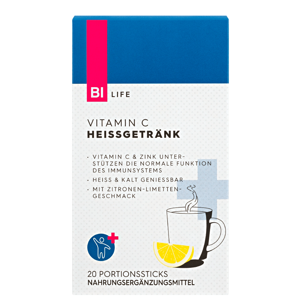Bild: BI LIFE Heißgetränk Vitamin C Zitrone-Limette