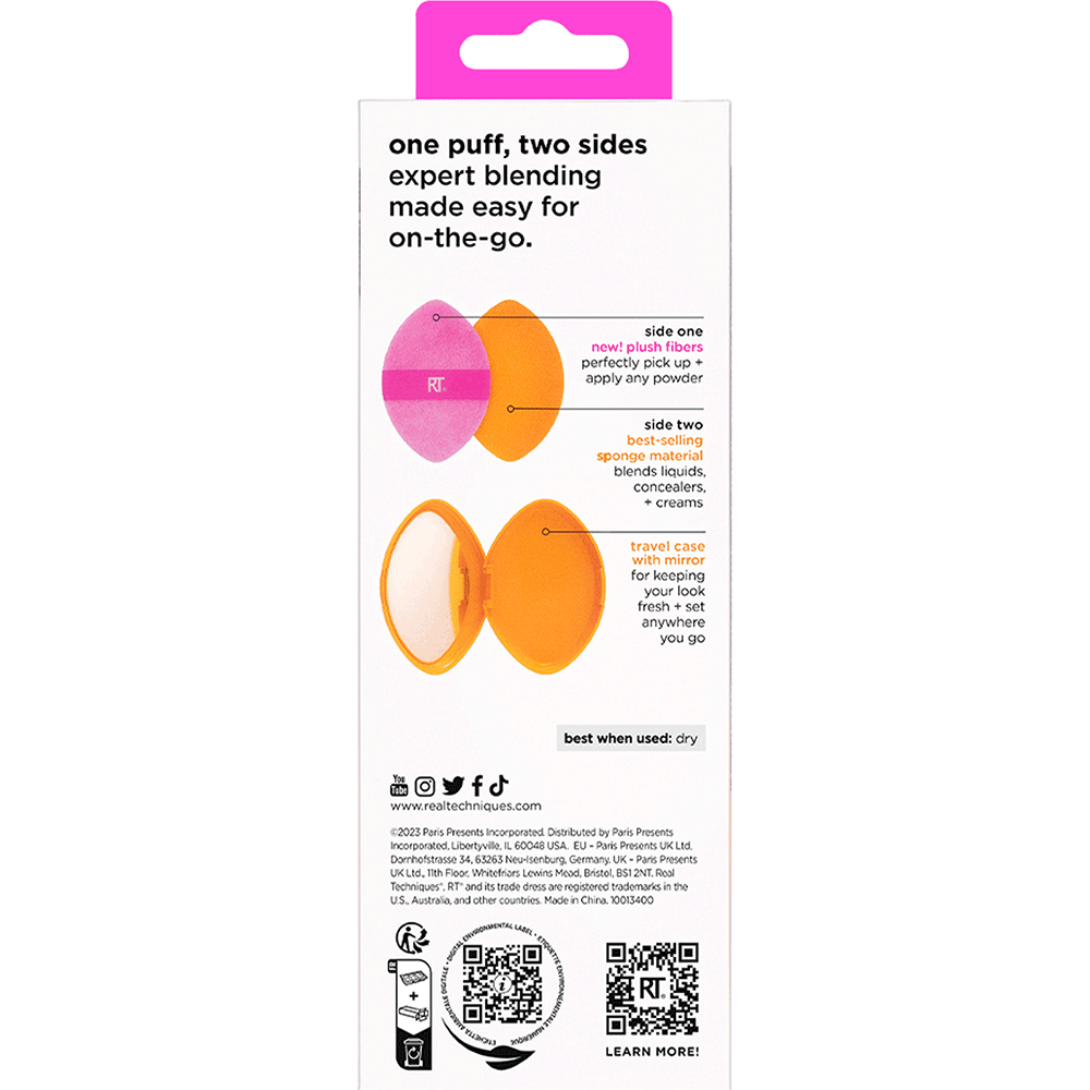 Bild: Real Techniques Miracle 2in1 Puder Puff + Travel Case
