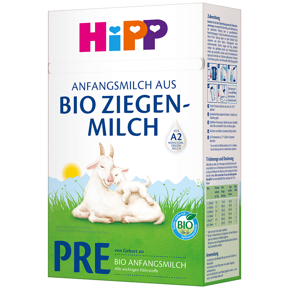 Bild: HiPP Anfangsmilch aus Bio Ziegenmilch 