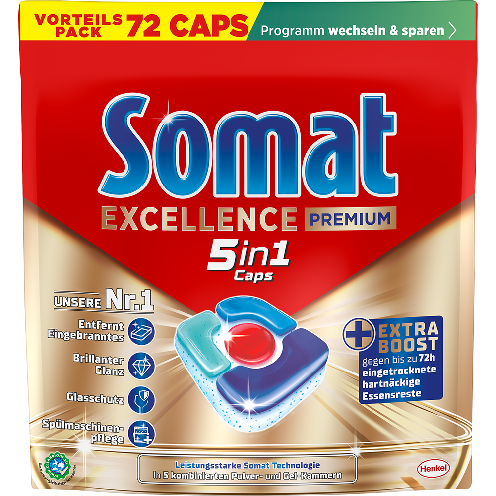 Bild: Somat Excellence Premium 5in1 Caps