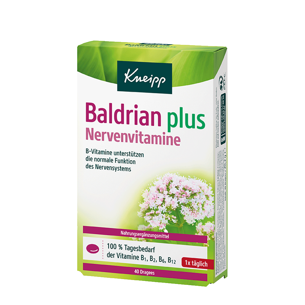 Bild: Kneipp Baldrian plus Nervenvitamine