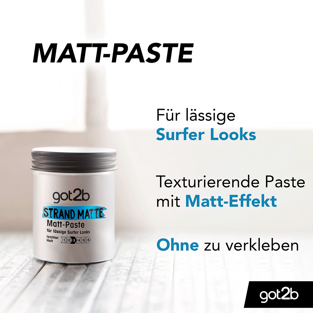 Bild: Got2b Strand Matte Matt-Paste