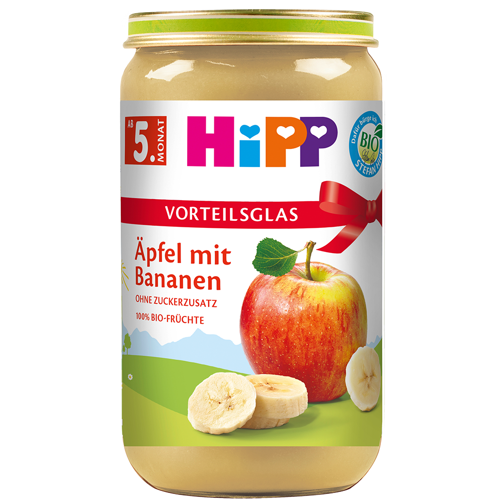 Bild: HiPP Äpfel mit Bananen