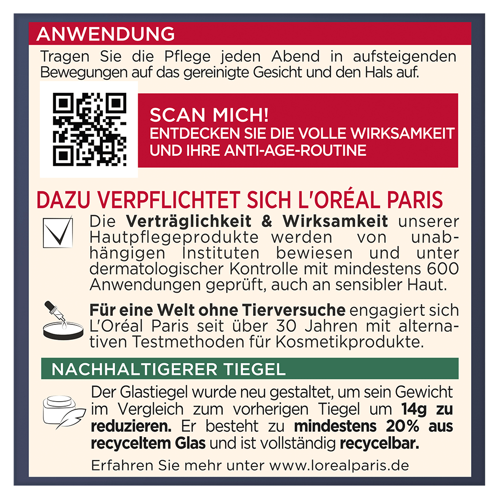 Bild: L'ORÉAL PARIS Revitalift Laser X3 Nachtpflege