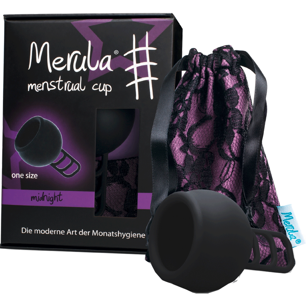 Bild: Merula Midnight Menstruationstasse