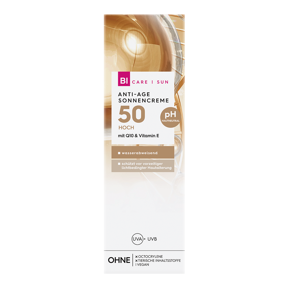Bild: BI CARE SUN Anti-Age Sonnencreme LSF 50 