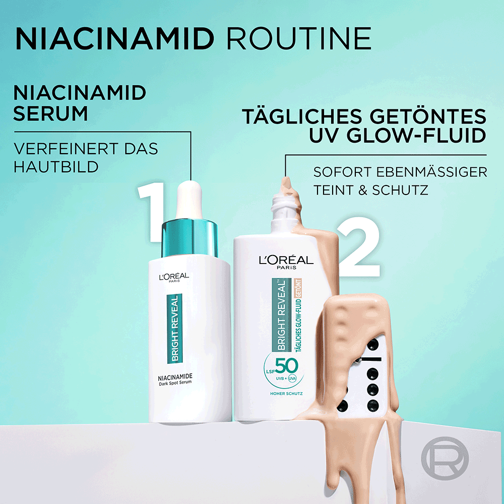 Bild: L'ORÉAL PARIS Bright Reveal Tägliches Glow-Fluid Getönt Light LSF 50 