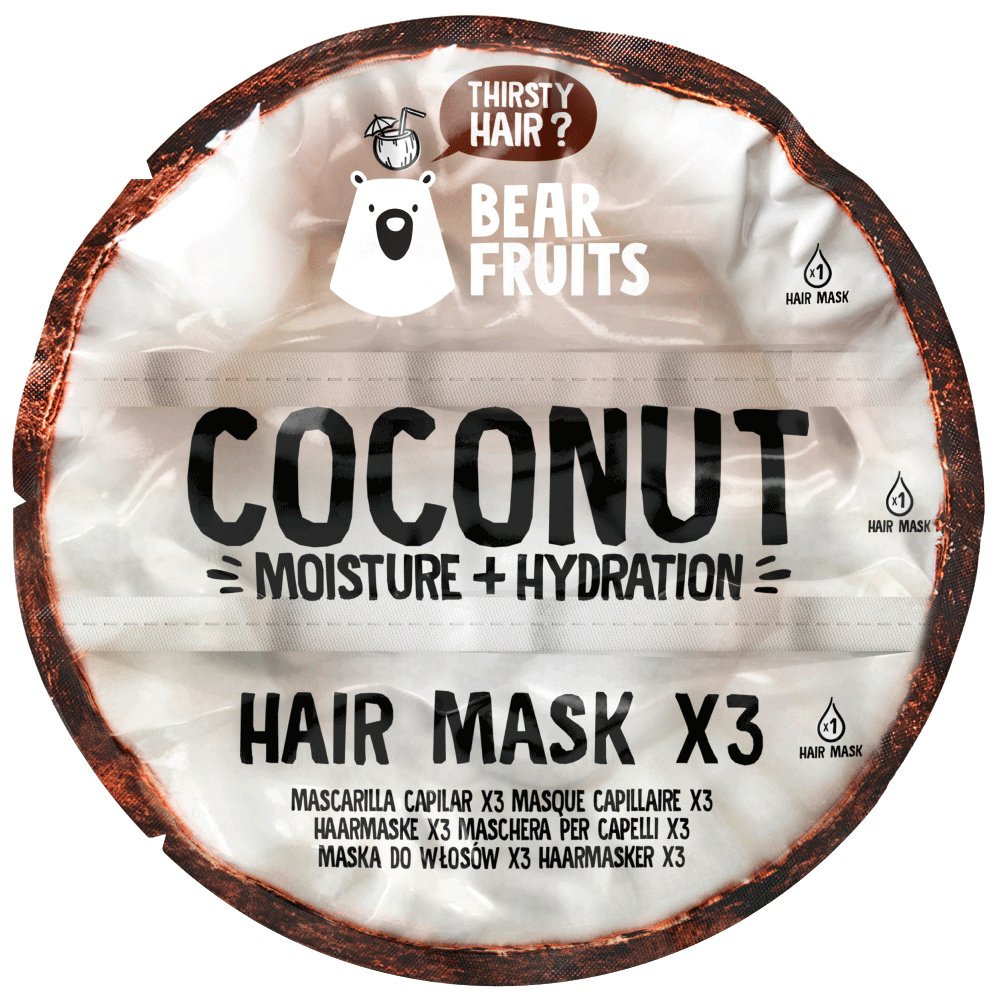 Bild: Bear Fruits Coconut Feuchtigkeit Hydration Haarmaske
