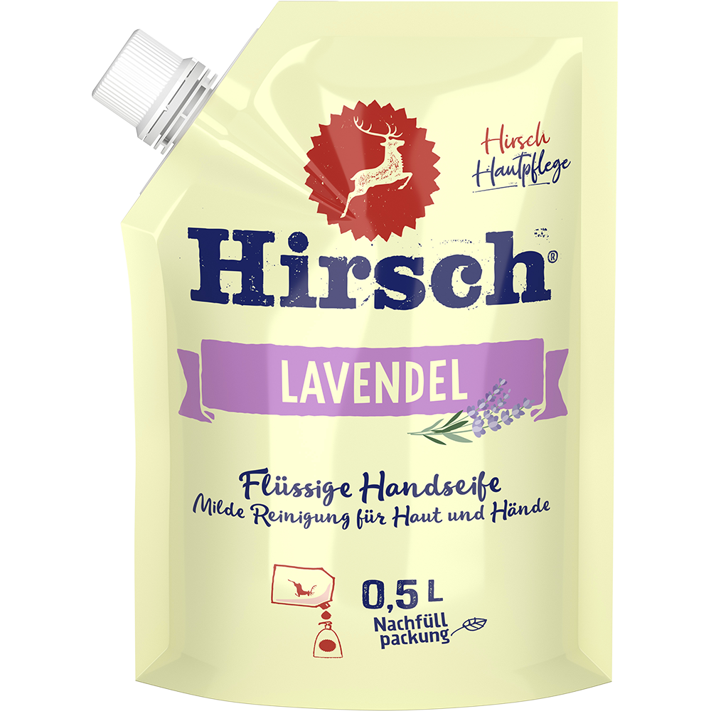 Bild: Hirsch Seife Lavendel Nachfüllpack 
