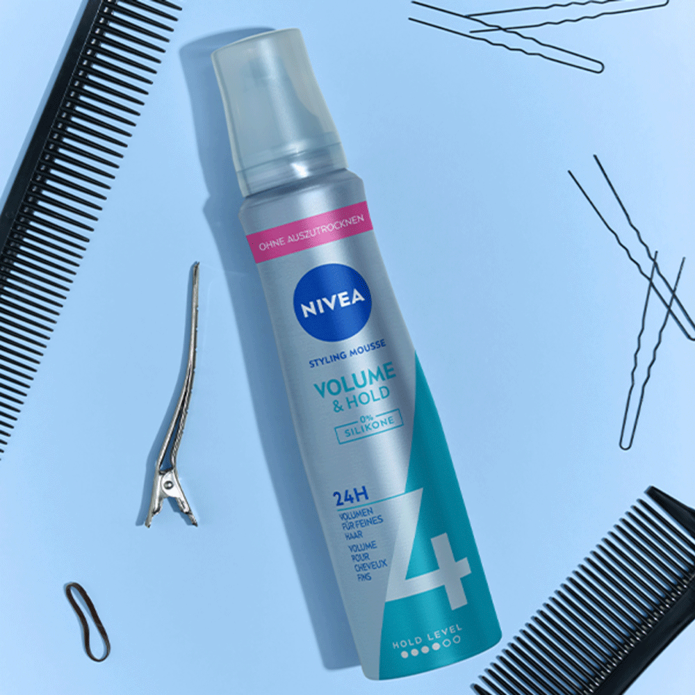 Bild: NIVEA Schaumfestiger Volume & Hold 