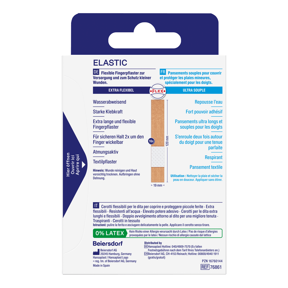 Bild: Hansaplast Finger Strips 